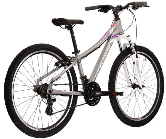 Kross Espera 1.1 D 27 M(17") rower srebrny/biały mat (NW, 1P)