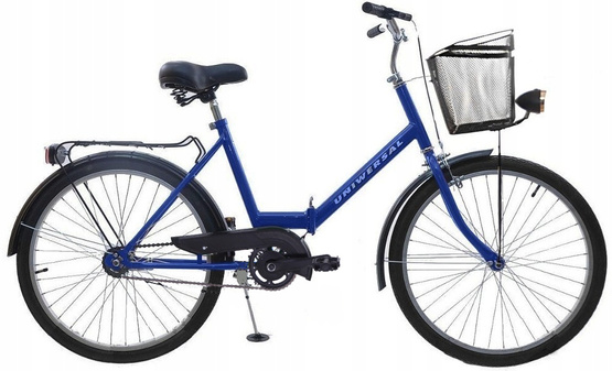 Rower składak 24" Uniwersal (tajw.) niebieski