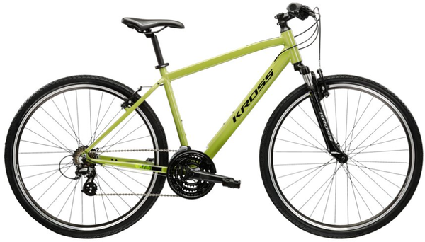 Kross Evado 2.0 M 28 L(21") rower khaki/czarny połysk (A4,I10)