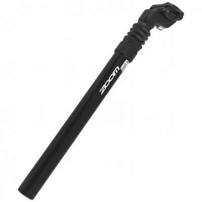 Wspornik siodła SPS-C372 aluminium, 30,9x350mm, amortyzowany, czarny połysk