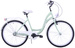 Rower miejski 26 damski Kozbike K30 3s miętowo-biały (2P2)