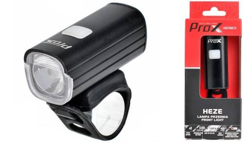 Lampa przód prox Heze 400Lm, 1200mAH, USB-C, dual distance