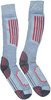 Skarpety Ski Professional 45-47 szare z czerwonym