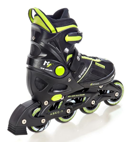 Rolki Raven Pulse black/lemon 33-36 (s)