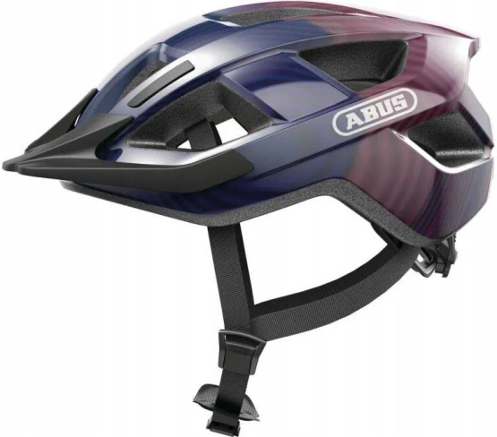 Kask rowerowy ABUS  Aduro 3.0 purple waves M (52-58cm)