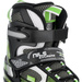 Łyżworolki Nils Extreme NJ 2252 A rozm. S czarno-zielone 31-34
