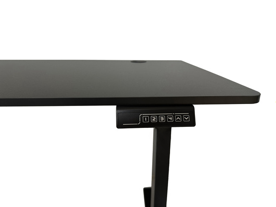 Biurko regulowane VertiGo RXD1-3-2RR czarne 140x70 cm Wysokość: 71-120 cm