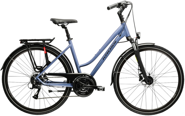 KROSS TRANS 4.0 D L(19") 28 rower NIEBIESKI CZARNY MATOWY (B8)