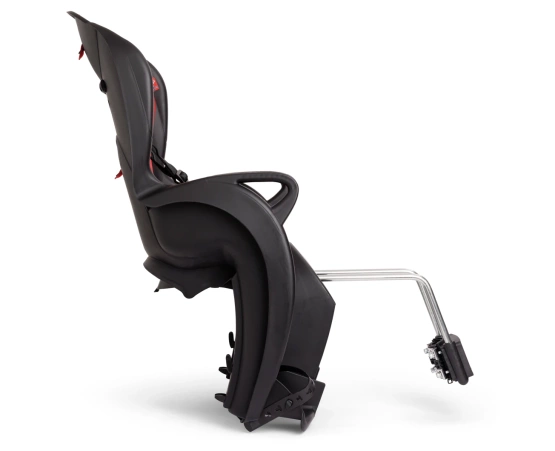 Fotelik KISS czarny, czerwona wyściólka 