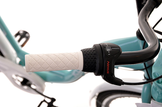 Rower miejski damski 26 Kozbike K24 3 biegi morsko-biały (2P2)