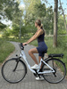 Rower Elektryczny 28" Camax Explora 46 cm 375 Wh Piano White