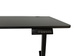 Biurko regulowane VertiGo RXD1-3-2RR czarne 140x70 cm Wysokość: 71-120 cm