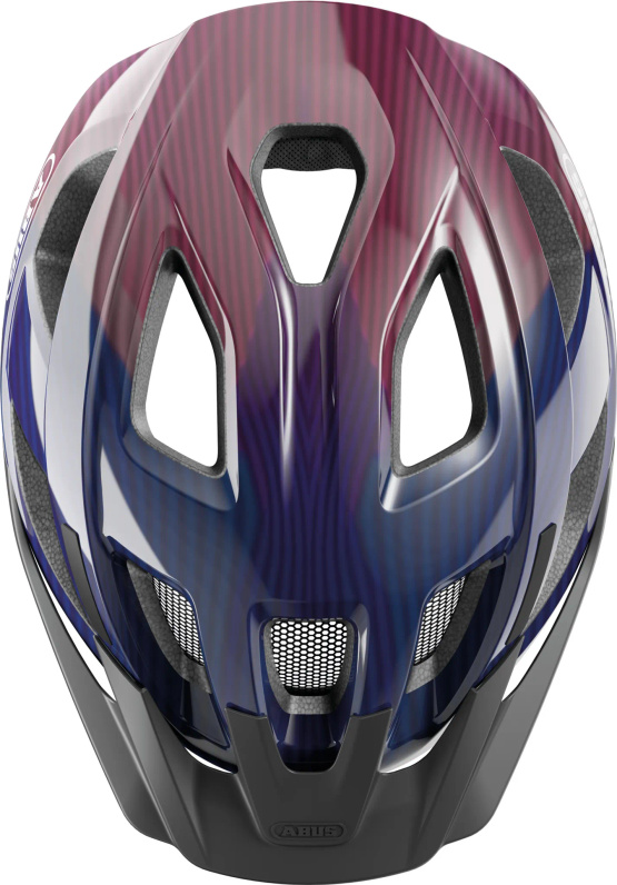 Kask rowerowy ABUS  Aduro 3.0 purple waves M (52-58cm)