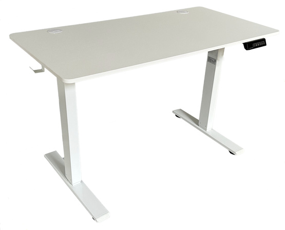 Biurko regulowane VertiGo RXD1-3-2RR białe 120x60 cm Wysokość: 71-120 cm