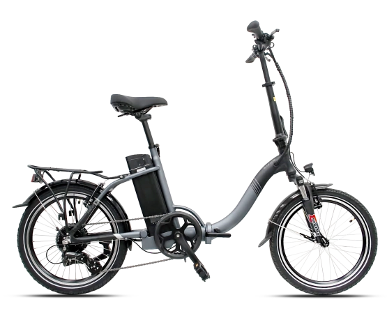 Rower elektryczny składak Barton E-mini 3.0 grafit 14,5" 468 Wh