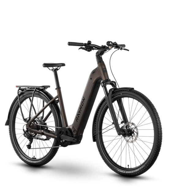 Raymon Tahona Wave 600 Wh 47 cm tenmoku / black / honey rower elektryczny Bosch