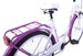 Rower miejski 26 damski Kozbike K36 biało fioletowy 3 biegi (2L2)