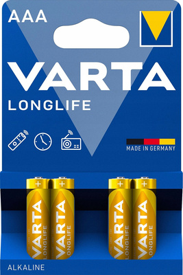 Bateria LR03 Varta Longlife 1.5V AAA