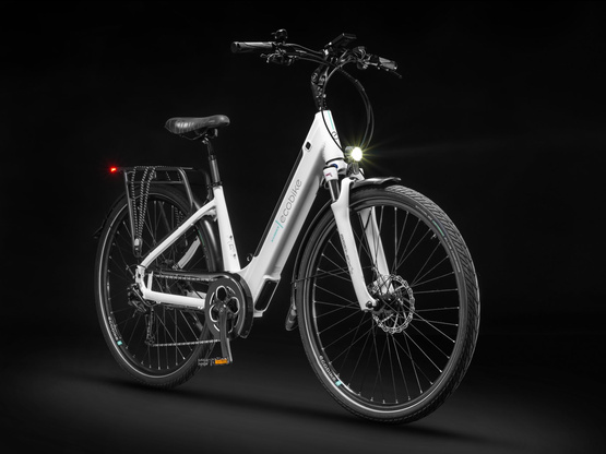 Ecobike rower elektryczny X-CROSS Lady 19" White