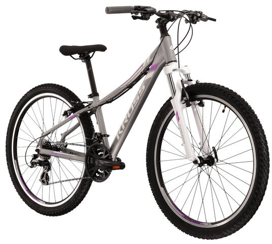 Kross Espera 1.1 D 27 M(17") rower srebrny/biały mat (NW, 1P)