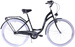 Rower miejski 28 Kozbike (K14) 3bieg czarny (białe opony, przerzutka Sturmey Archer) (J7)