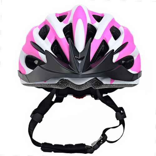 Kask rowerowy ProX Thumb rozm. M (55-58 cm.) biało-rózowy