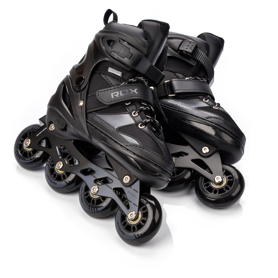 Rolki Meteor Rox M 34-37 czarny