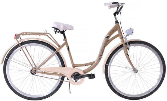 Rower Fuzlu Nevada 28 S1 złoto - kremowy mat (M4S3)