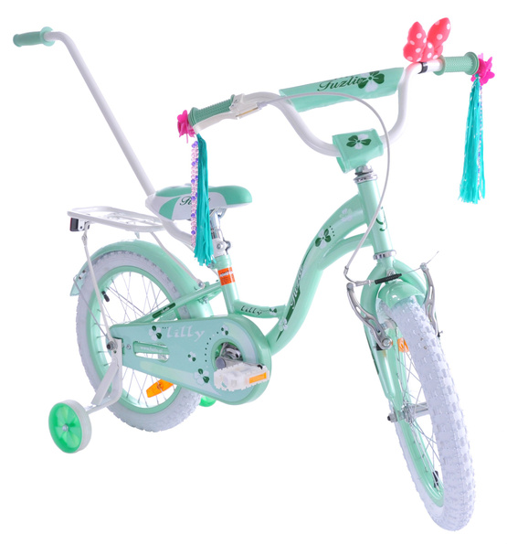 Rower dziecięcy 16 Fuzlu Lilly mint/white