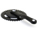 Mechanizm korbowy Comfort alu. 38z 170mm disc 95mm czarny