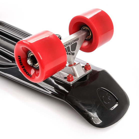 Deskorolka Meteor plastikowa black/red/silver