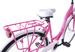 Kozbike City 28 7s rower różowo - biały (K4) (K10)