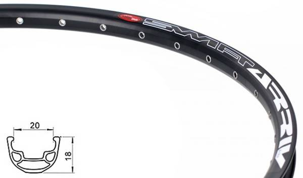 Obręcz 29" Swift Arriv J20S czarna 32 otw. oczkowana tarcza