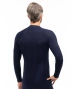 Bluzka męska Brubeck Extreme Wool granatowy XL LS11920