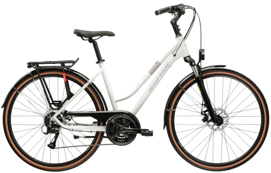 KROSS TRANS 3.0 ULT.RA D L(19") 28 rower biały holo połysk B7