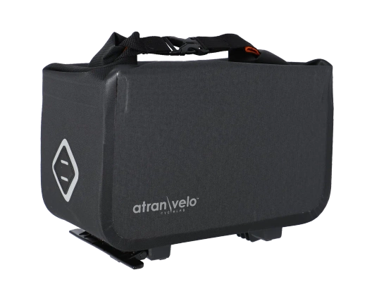 Torba rower Atranvelo Travel 33x20x16cm, czarn, w zest. AVS Adapter 