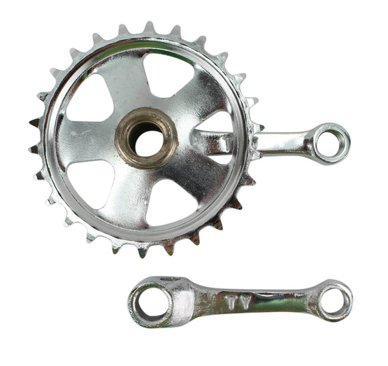 Korba 1-rzędowa stalowa srebrna CP 26Tx89mm BMX 12"
