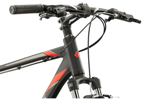 Kross Esprit 1 M 27 M(19") rower czarny/czerwony/grafitowy mat (1P,NW,B1)