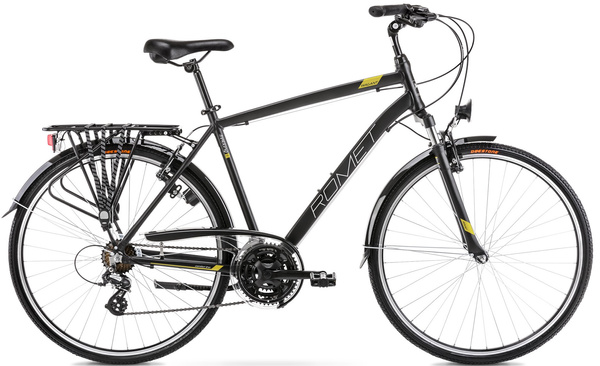 Rower Romet Wagant M(19") czarno-żółto-złoty (3S5P)