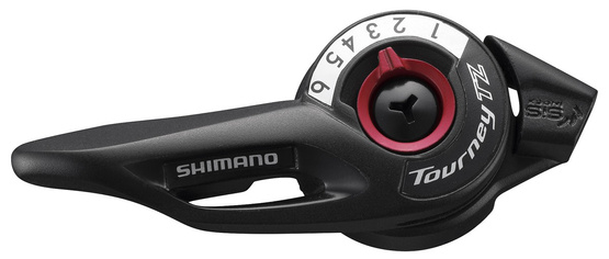 Dźwignia przerzutki rowerowej SHIMANO Tourney TZ500 prawa 6rz.