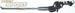 Stopka podpórka rowerowa 27/28 CK47 czarna aluminium