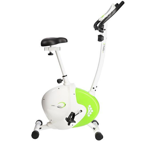 Rower rehabilitacyjny magnetyczny HMS 9kg biało-zielony M9239*