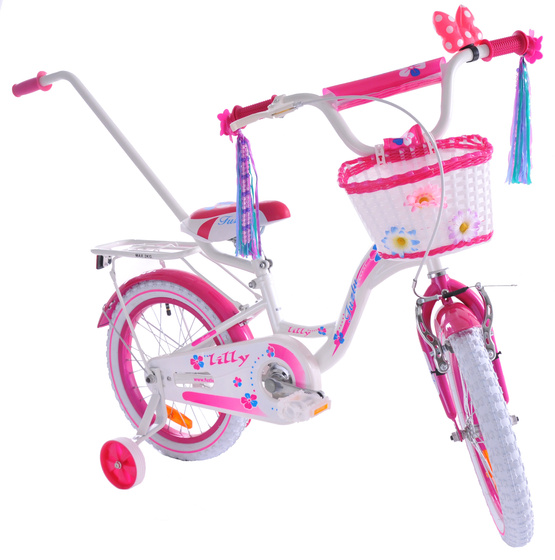Rower dziecięcy 16 Fuzlu Lilly white / pink