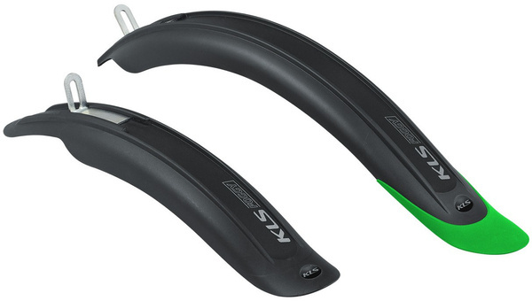 Błotniki rowerowe KLS FOGGY black-green