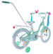 Rower dziecięcy 16 Fuzlu Lilly mint/white