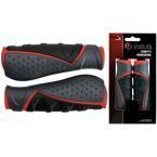 Chwyty kierownicy Velo pro-x VLG-709AD3 130mm czerwono-czarno-szare comfort gel