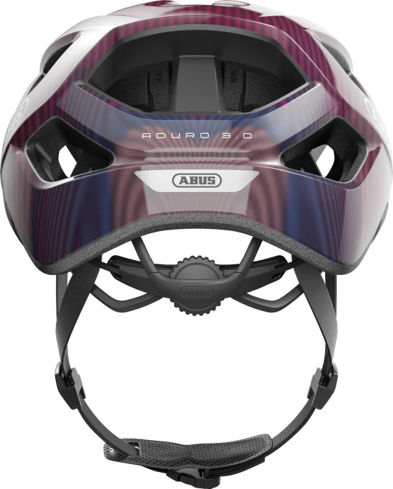 Kask rowerowy ABUS  Aduro 3.0 purple waves M (52-58cm)