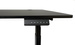 Biurko regulowane VertiGo Dual RXD2-3-3RR czarne 140x70 cm Wysokość: 71-120 cm