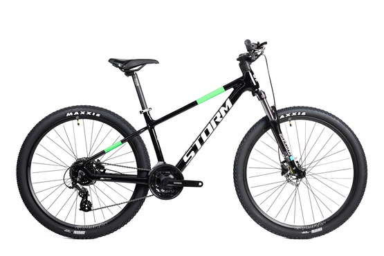 Rower STORM Trail men 1.0 27,5 13" czarno zielony 2HD