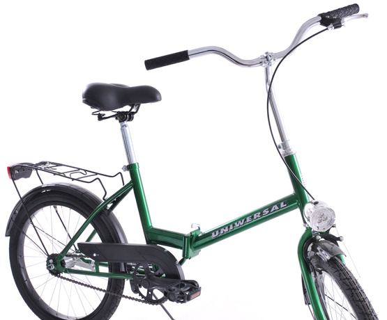 Rower składak 20" Uniwersal zielony